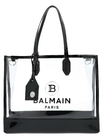 Shop Balmain Bag In Trasparente