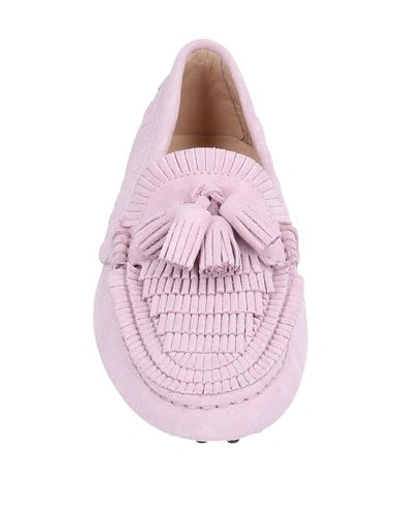 Tod's Loafers In Pink