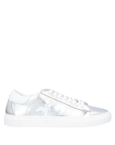 Shop Patrizia Pepe Sneakers In Silver