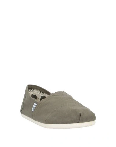 Shop Toms Sneakers In Military Green