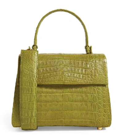 Shop Nancy Gonzalez Lexi Top-handle Bag In Green
