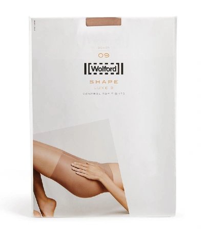 Shop Wolford Luxe 9 Control Top Tights