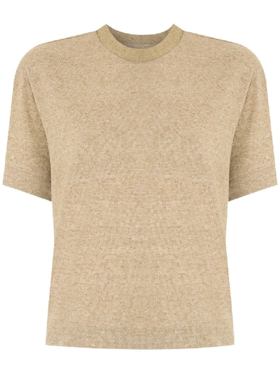 Shop Osklen Short Sleeves T-shirt In Neutrals