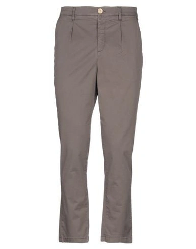 Shop Alessandro Dell'acqua Man Pants Khaki Size 38 Cotton, Elastane In Beige