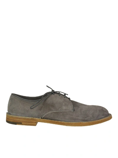Shop Premiata Suede Shoes In Grey