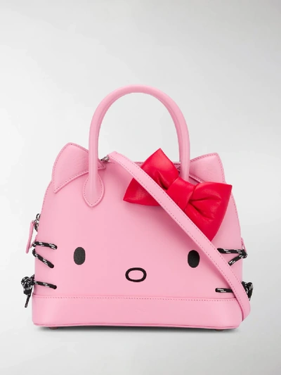 Shop Balenciaga Small Hello Kitty Tote Bag In Pink