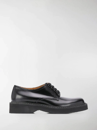 Shop Marni Lace-up Derby Shoes In Black