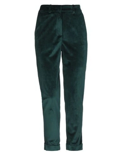 Shop Hanita Woman Pants Emerald Green Size 4 Polyester, Elastane