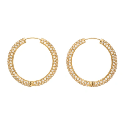 Shop Numbering Gold Large 994 Hoop Earrings