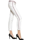 ISABEL MARANT 刺绣棉质牛仔裤, 白色,61IE1B085-MjBXSA2