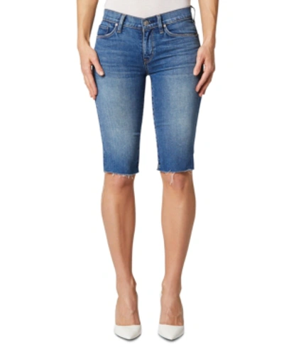 Shop Hudson Amelia Cut-off Knee-length Shorts In True Color