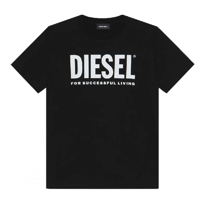 Shop Diesel Cotton T-shirt In Black