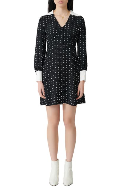 maje polka dot