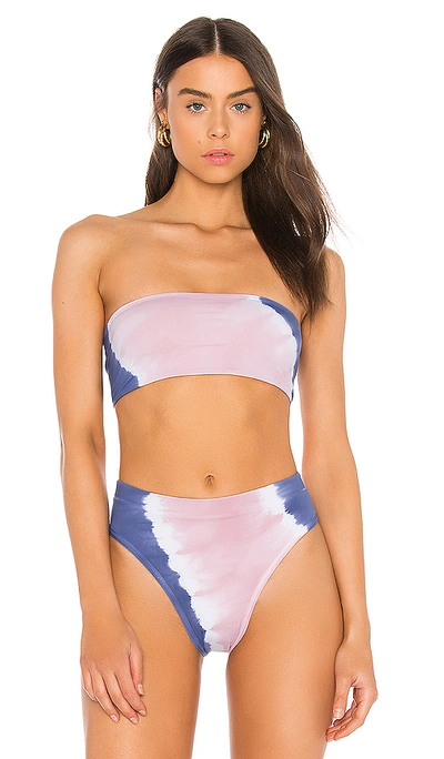 Shop L*space Beach Wave Bikini Top In Americana
