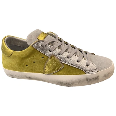 Pre-owned Philippe Model Yellow Leather Trainers