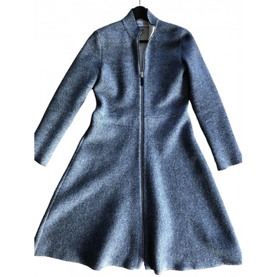 Pre-owned Dior Grey Wool Coat