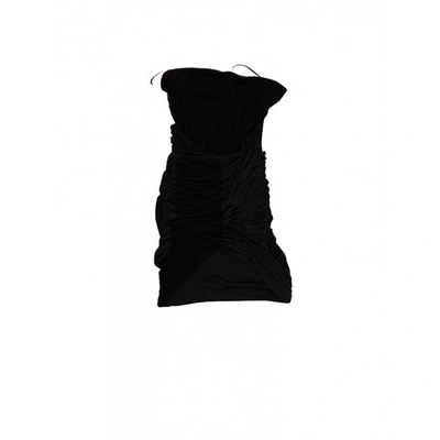 Pre-owned Theory Mini Dress In Black