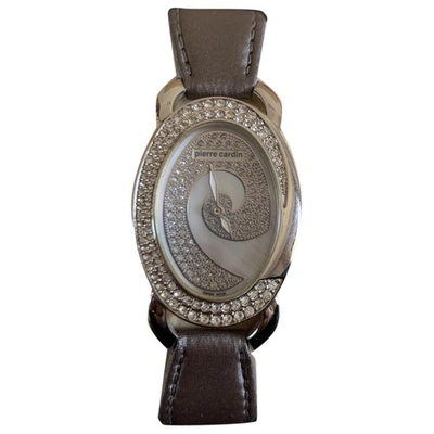 Pre-owned Pierre Cardin Silver Steel Watch