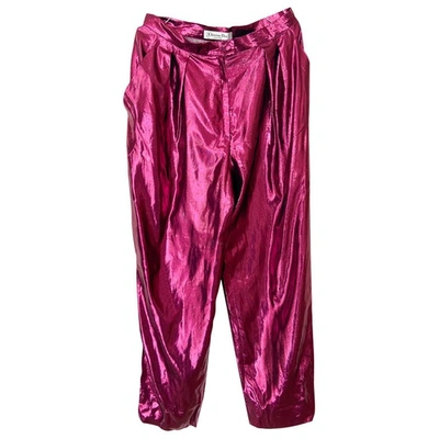 Pre-owned Dior Metallic Trousers