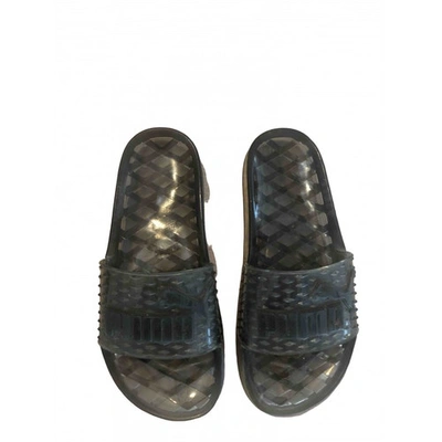 Pre-owned Fenty X Puma Grey Rubber Sandals