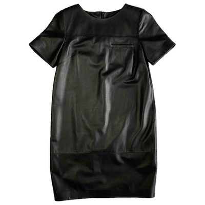 Pre-owned Whistles Black Leather Dress