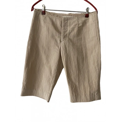 Pre-owned Marni Beige Cotton Shorts