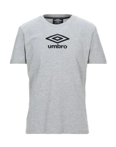 Shop Umbro T-shirts In Grey