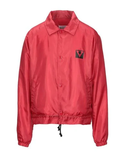 Shop Maison Margiela Jackets In Red