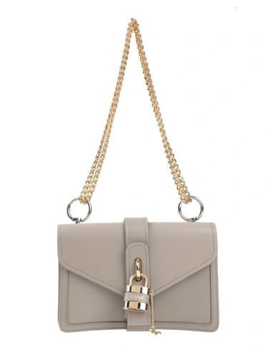 Shop Chloé Shoulder Bag In Dove Grey