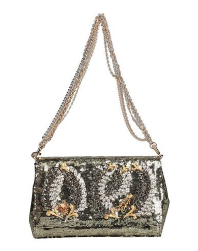 Shop Dolce & Gabbana Shoulder Bag In Platinum