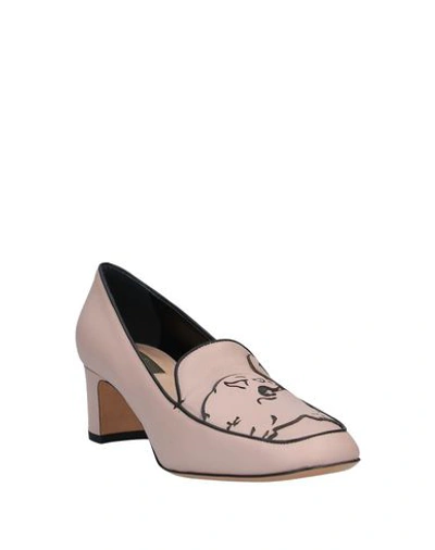 Shop Valentino Loafers In Pink