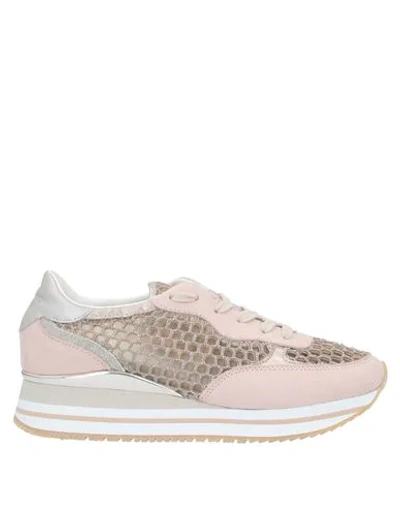 Shop Crime London Sneakers In Pale Pink