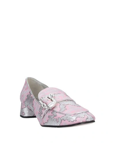 Shop Prada Loafers In Pink