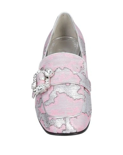 Shop Prada Loafers In Pink