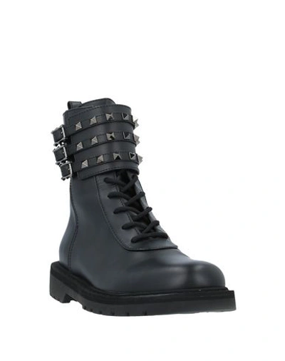 Valentino Ankle Boots In Black