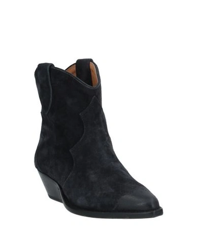 Shop Isabel Marant Ankle Boot In Black