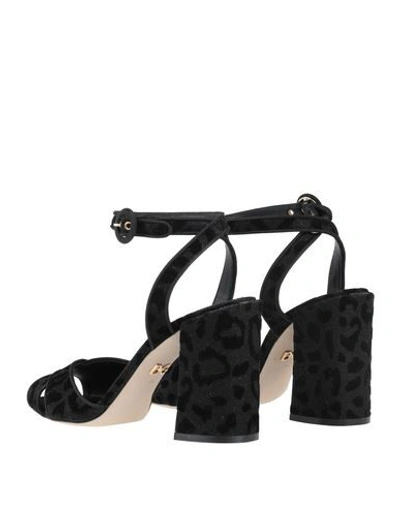 Dolce & Gabbana Sandals In Black