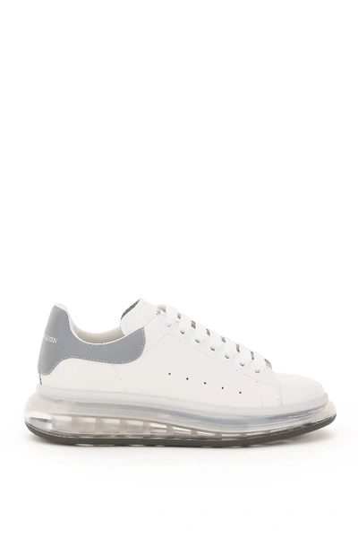 Shop Alexander Mcqueen Oversize Sneakers In White,grey