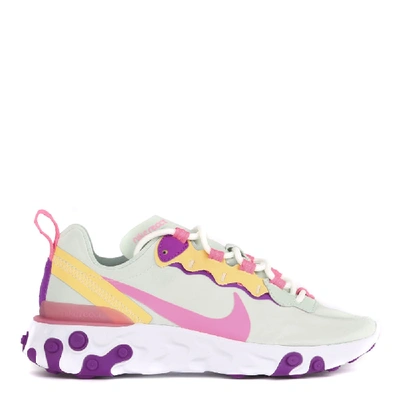 Shop Nike React Element 55 Sneakers In Multi-color Technical Fabric In Multicolor