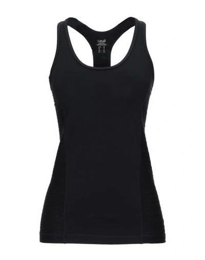 Shop Casall Tank Tops In Black