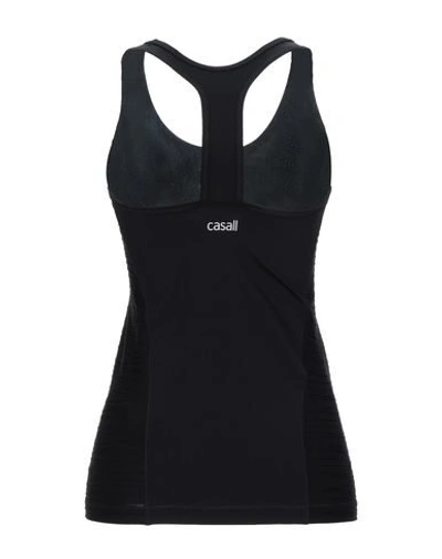 Shop Casall Tank Tops In Black