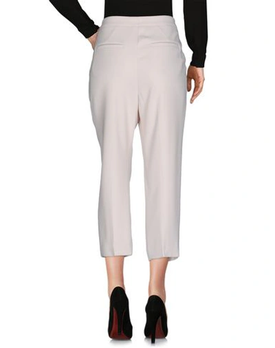 Shop Brunello Cucinelli Cropped Pants & Culottes In Ivory