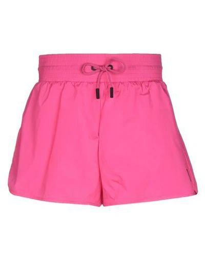 Shop Off-white &trade; Shorts & Bermuda Shorts In Fuchsia