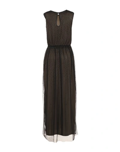 Shop Ottod'ame Long Dresses In Military Green