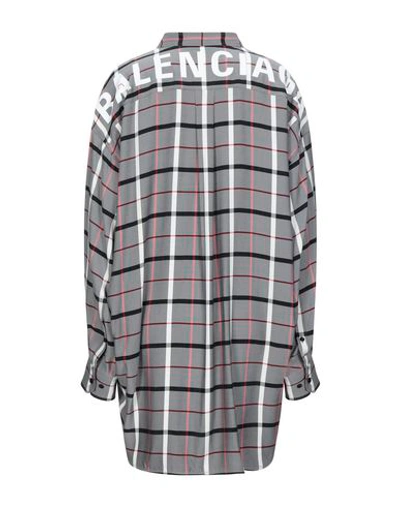 Shop Balenciaga Shirts In Grey