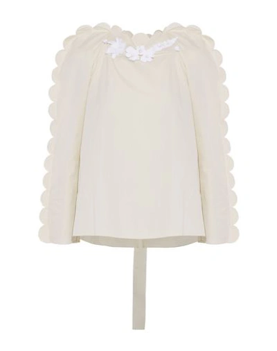 Shop Fendi Blouses In Ivory