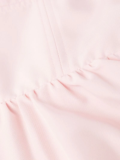 Shop Self-portrait Puff Sleeve Dress In Pink
