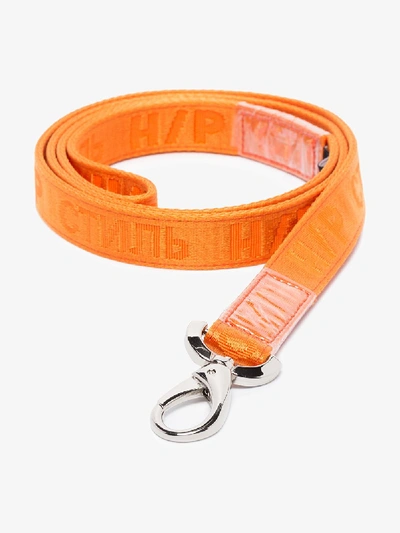 Shop Heron Preston Orange V.i.p. Dog Leash