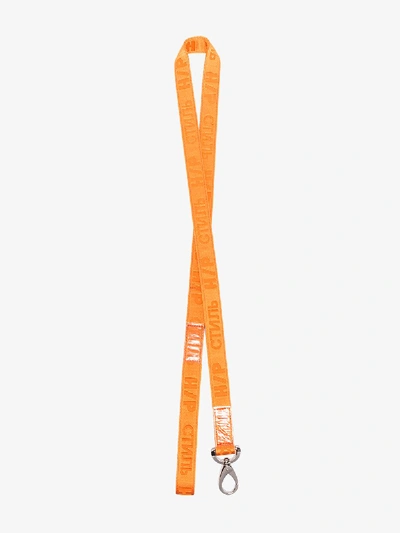 Shop Heron Preston Orange V.i.p. Dog Leash