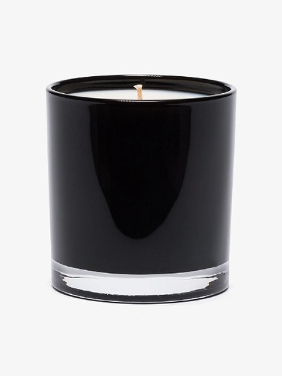 Boy Smells Black And White Ash Candle In Black